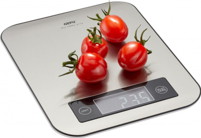 Peshore kuzhine GEFU SCORE, smart me Bluetooth, mban deri 5 kg, inoks ngjyrë argjendi