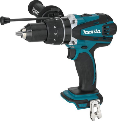 Trapano vidhosës pa kabllo Makita DHP458, 18V LXT, pa bateri, blu