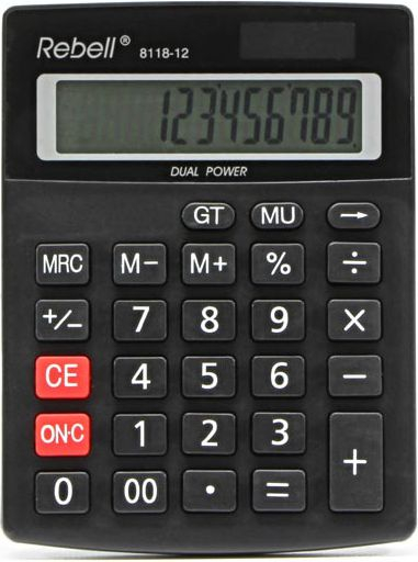 Kalkulator Rebell RE-8118-12 BX, i zi