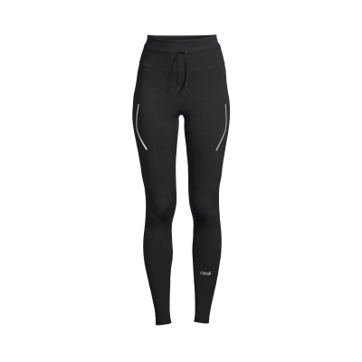 Leggins sportivë Casall Shapify High Waist Running Tights, me bel të lartë, për vrap, të zinj