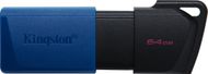USB Kingston DataTraveler Exodia M, 64GB, USB 3.2, e zezë blu