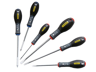 Set kaçavidash Stanley FatMax, 6 copë, me dorezë të butë në kapje, i zi