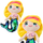 Lodër pelushi sirenë Plush Mermaid, 30 cm, me bisht me shkëlqim, jeshile