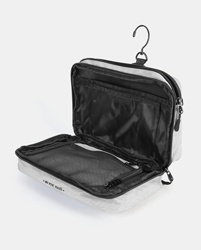 Neceser Pepe Moll Travel Moll, 18x27x8cm, me grep varjeje, gri