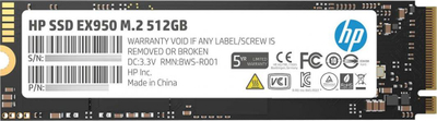 Disk SSD HP EX950, 512GB, M.2 2280 PCI-E x4 Gen3 NVMe