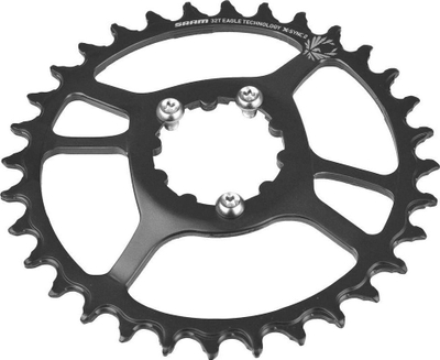 Rreth zinxhiri SRAM X-Sync 2 Eagle, 32T, çelik, i zi