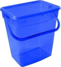 Kuti detergjenti Plast Team, 6L, blu transparente