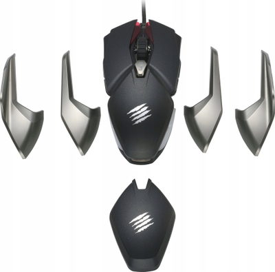 Maus gaming Mad Catz B.a.T. 6+, me kabllo, 16000 DPI, i zi
