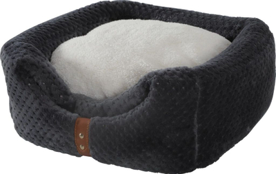 Shtrat për mace Zolux Paloma 2 në 1, 35x35x35 cm, jastëk që hiqet, gri