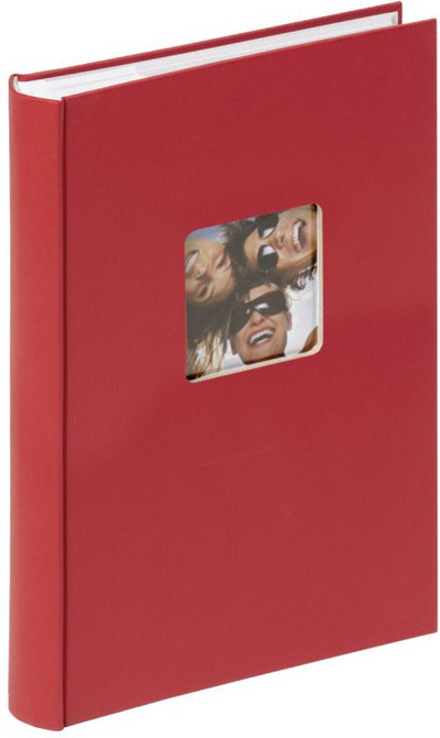 Album fotografik Walther Fun ME111R, deri 300 foto, klasik, i kuq