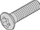 Vida countersunk Schroff TORX LISEKOSHR M2.5 x 8 mm, set 100 copë, për kabinete rack, argjendtë