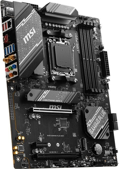 Pllakë amë MSI B650 GAMING PLUS WIFI, DDR5, PCIe 4.0, Wi-Fi 6E, e zezë
