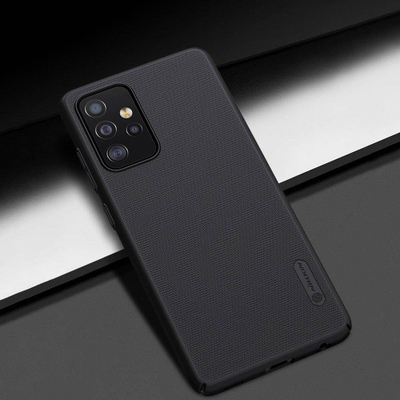Mbrojtëse Nillkin Frosted Shield për Samsung Galaxy A52 5G / 4G, e zezë