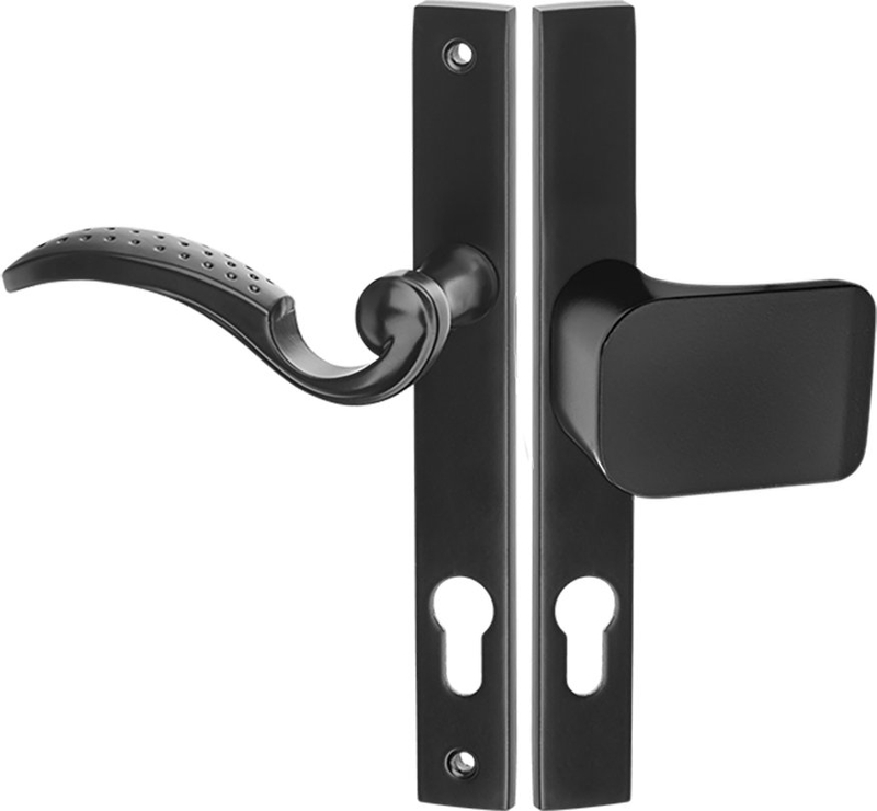 Dorezë dere Ultra Parts 14976161, me ndriçim, anë e majtë 68mm, e zezë