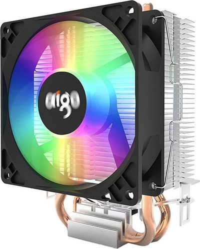 Ftohës CPU Darkflash Darkair Ice 200, 90mm PWM, LED RGB, i zi