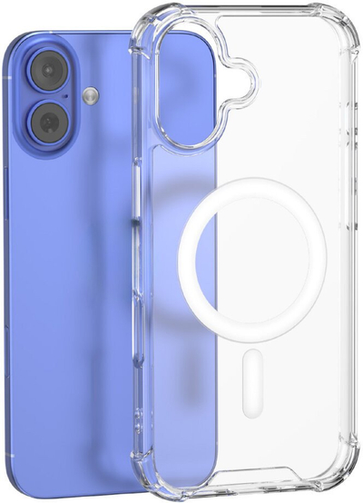 Kallëp 4smarts Hybrid Case Ibiza për iPhone 17, MagSafe, transparent