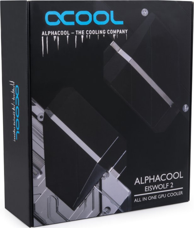 Ftohës likuid për GPU Alphacool Eiswolf 2, AIO, 360mm, ARGB, i zi