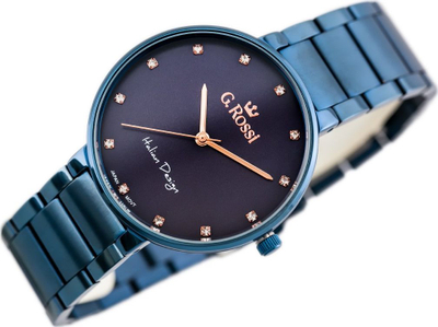 Ora dore për gra G.Rossi 11155B2-6F3, 36mm, kuarc, e argjendtë
