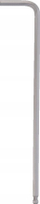 Çelës Allen Milwaukee Hex Solid, 5.0 mm, i kuq