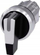 Buton rrotullues Siemens 3SU1052-2CM60-0AA0, 22mm, i ndriçuar, i bardhë