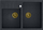 Lavaman kuzhine Quadron BILL 120 GraniteQ, 2 guaska, black diamond me detaje të arta