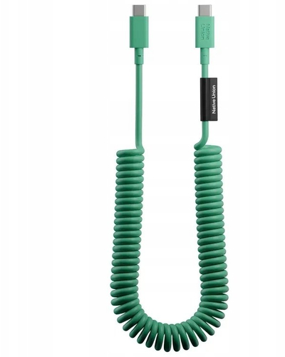 Kabllo karikimi Native Union POP Cable XL, USB C në USB C, 2.4m, 60W, jeshile