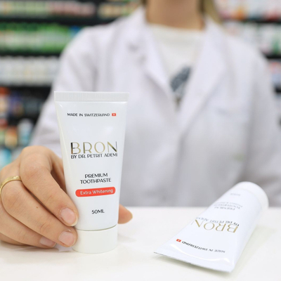Pastë për dhëmbë BRON PREMIUM TOOTHPASTE Extra Whitening, 50 ml