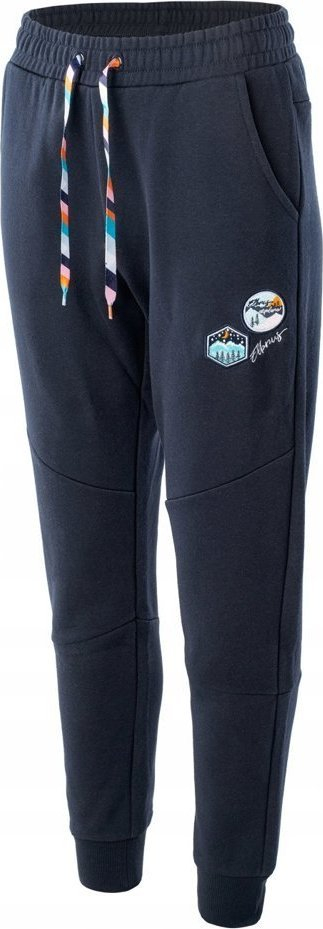 Pantallona sportive Elbrus Kirra W, për femra, pambuk poliester, blu navy