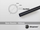 Tub ftohës uji BitsPower Crystal Link 12/10mm, 1000mm, akrilik, i zi