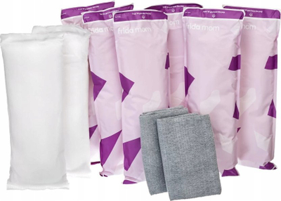 Jastëk pas lindjes Frida Mom Instant Ice Maxi Pads, set 8 copë, me mbathje boyshort