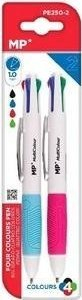 Хемиско пенкало М&amp;G Oil Pen 1.0mm, сет 2 парчиња, 4 бои, шарено
