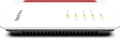 Ruter FRITZ!Box 5530 Fiber, Wi‑Fi 6 dy‑bandësh, 2.5 Gbit LAN, i bardhë