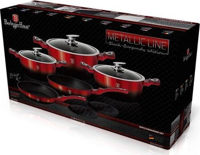 Set tenxhere metalike Berlinger Haus BH-1631, 10 elemente 
