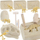 Set gërmimi dinosaurusësh Kruzzel 5 in 1, fosile për fëmijë, model 26771