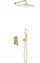 Set dushi i fshehtë KFA Malaga, PVD brushed gold, ari mat