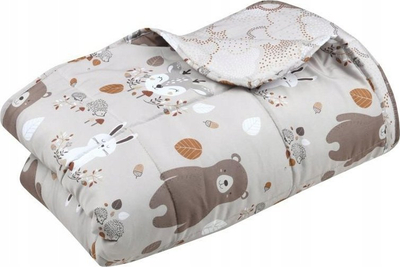 Jorgan Tek S-F Gabin Naturel P2D324001, 160x220, me dy anë, bezhë-gri