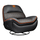 Divan gaming Cougar Overlord, tapiceri PVC leatherette, bazë Trimotion, ngjyrë e zezë