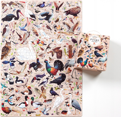 Puzzle Czuczu Birds of Poland, 1000 copë, shumëngjyrësh