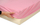 Çarçaf fitted me goma Matex Jersey Premium, 90x200 cm, pambuk, rozë