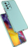 Kapak Spring për Samsung Galaxy A73, xhel TPU, transparent, jeshil