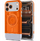 Këllëf telefoni Spigen Classic C1 MagSafe, për iPhone 17 Pro Max, ngjyrë tangerine