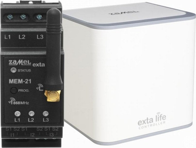 Monitor energjie trefazor Zamel MEM-21 EFC-01, 100A, 868MHz, i zi