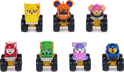 Set lodrash Paw Patrol Multipack With Rescue Wheels, mini makina, shumëngjyrësh