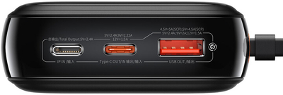 Powerbank me ekran dixhital Baseus Qpow Pro Fast Charge iP, 20000mAh, 20W, i zi