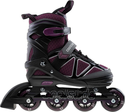 Patina inline Coolslide Butters, të rregullueshme 35-38, shasi alumini, lejla me të zezë