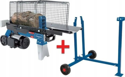 Support për prerëse druri Scheppach HL760L, bazë e qëndrueshme, metalik