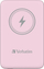Karikues portativ Verbatim Charge n Go, 10000mAh, karikim wireless magnetik 15W, rozë