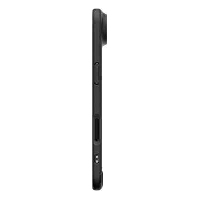 Kësulë telefoni Spigen Ultra Hybrid MagSafe, për iPhone 17 Air, transparente, e zezë matte