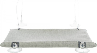 Shtrat dritarjeje për mace Trixie TX-43209, me velur, 50x30 cm, gri