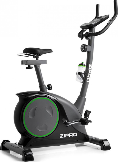Zipro Nitro магнетен велосипед за вежбање, 115 x 59 x 145 см, 150 кг, црна / сива